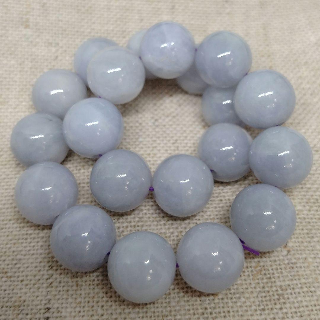 天然石　ラベンダー翡翠　ブレスレット10mm