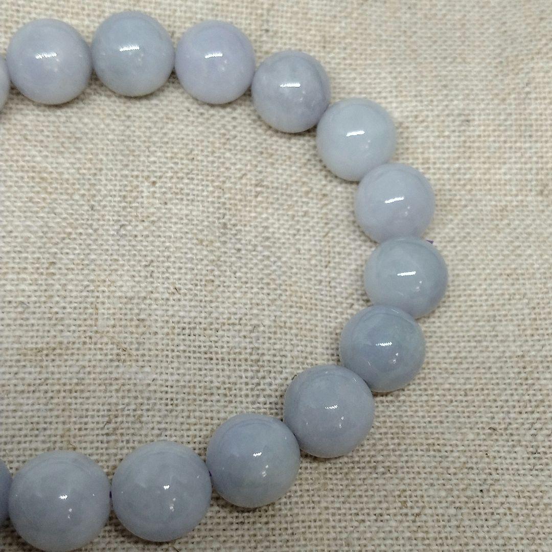 天然石　ラベンダー翡翠　ブレスレット10mm