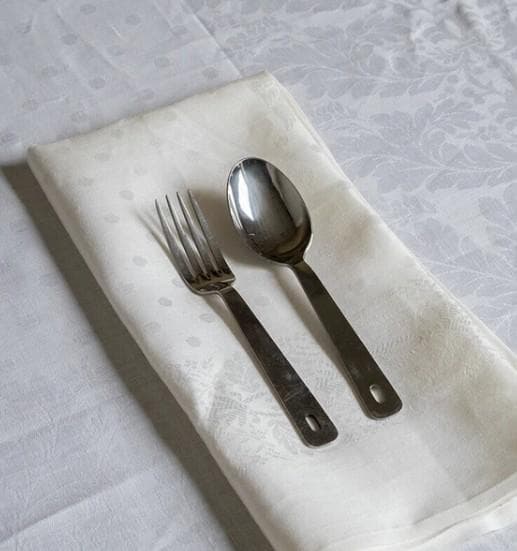 1950年代 イタリア空軍 テーブルクロスとナプキンセット 刺繍