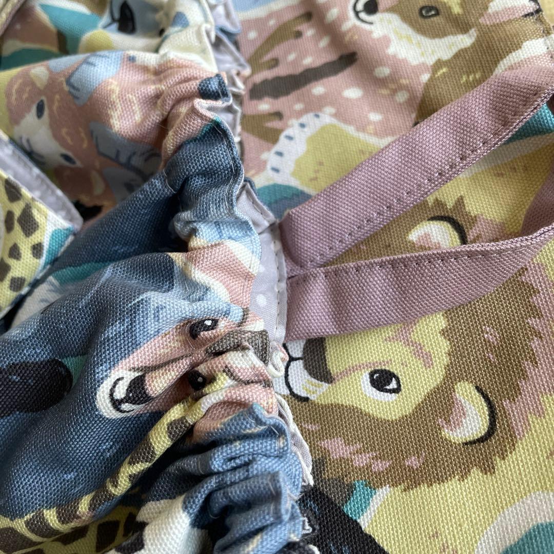 入園　入学セット　アニマル　パンダ　クマ　フリル　レッスンバッグ