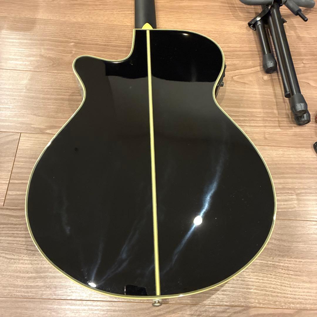 美品 Ibanez アイバニーズ エレアコ AEG10II 黒 ギター おまけ付