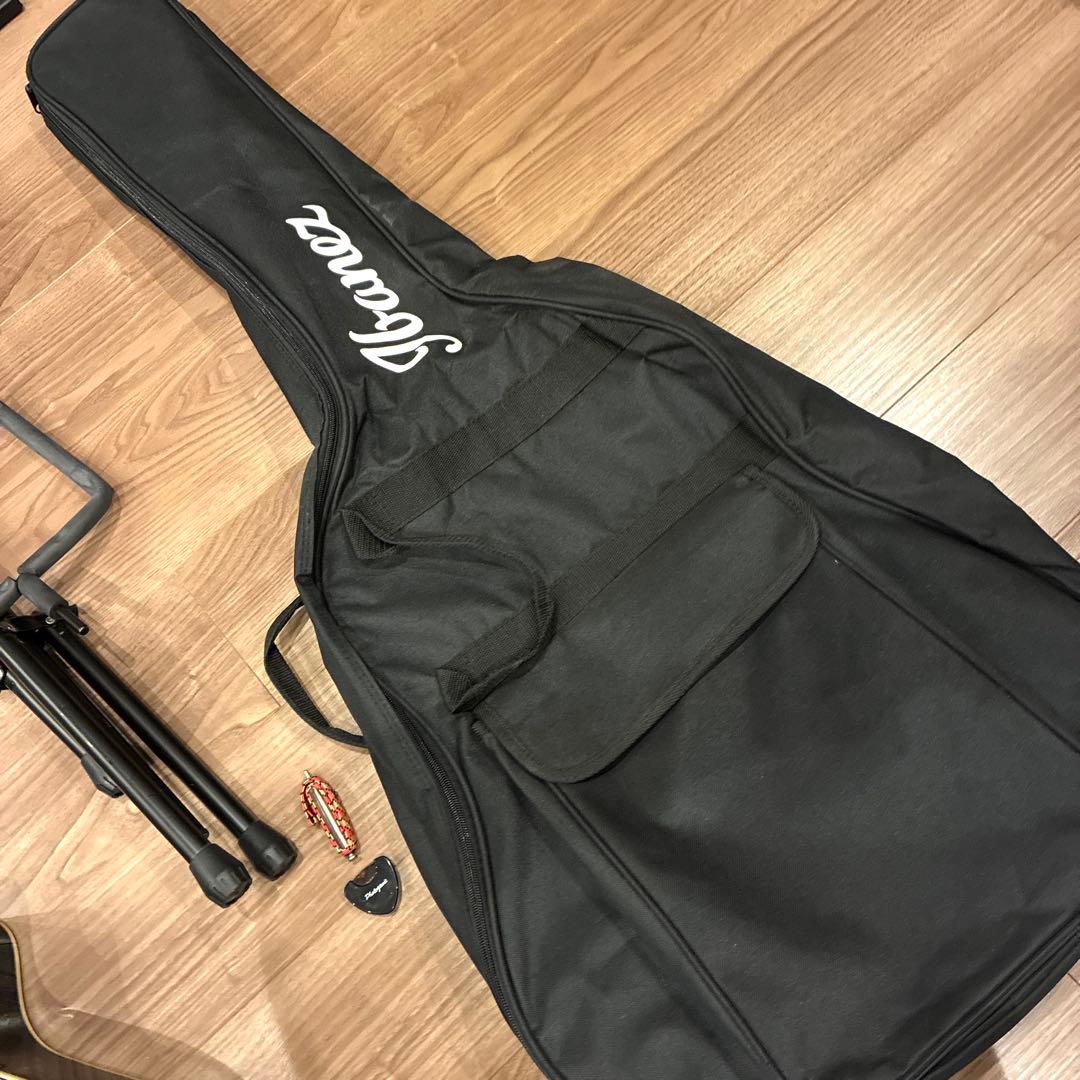美品 Ibanez アイバニーズ エレアコ AEG10II 黒 ギター おまけ付