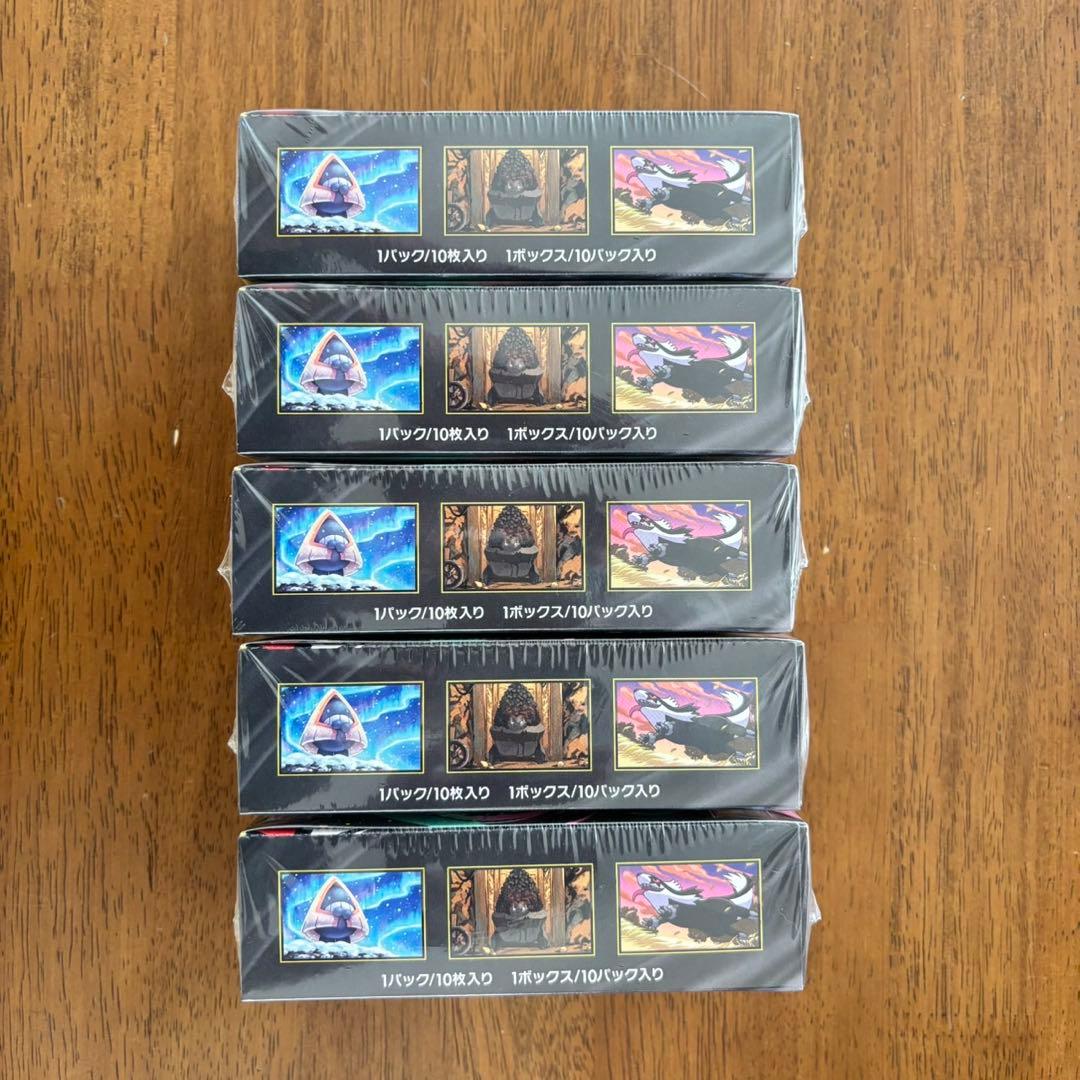 新品未開封シュリンク付　ポケモンカードゲーム MEGA ドリームex 5BOX