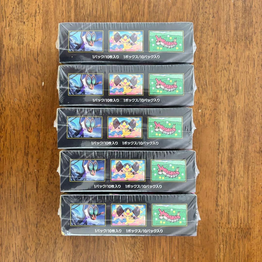 新品未開封シュリンク付　ポケモンカードゲーム MEGA ドリームex 5BOX