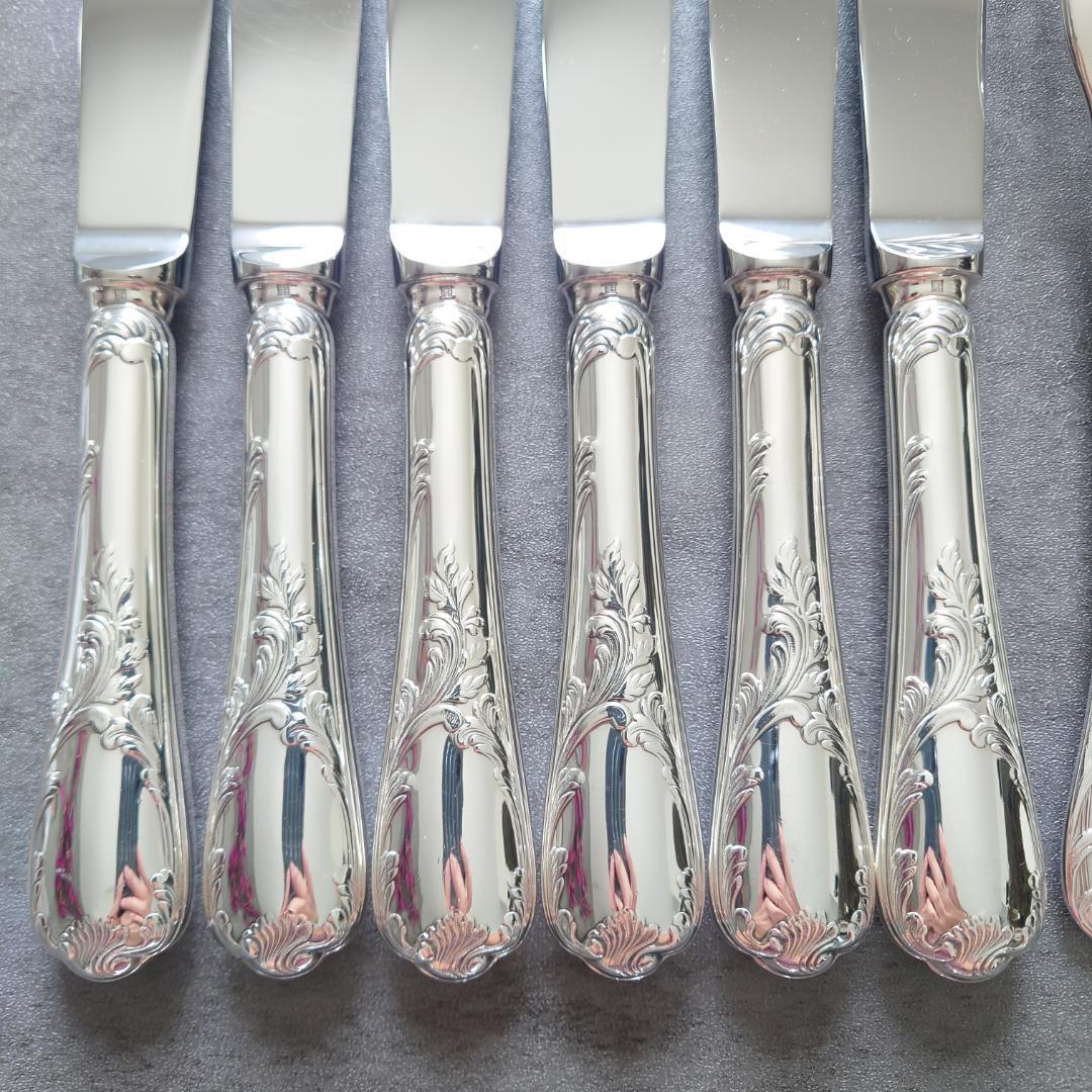 美品 クリストフル マルリー テーブルナイフ テーブルフォーク 12点