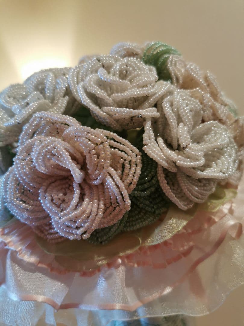 ✾ビーズフラワーブーケ✾ハンドメイド　インテリア
