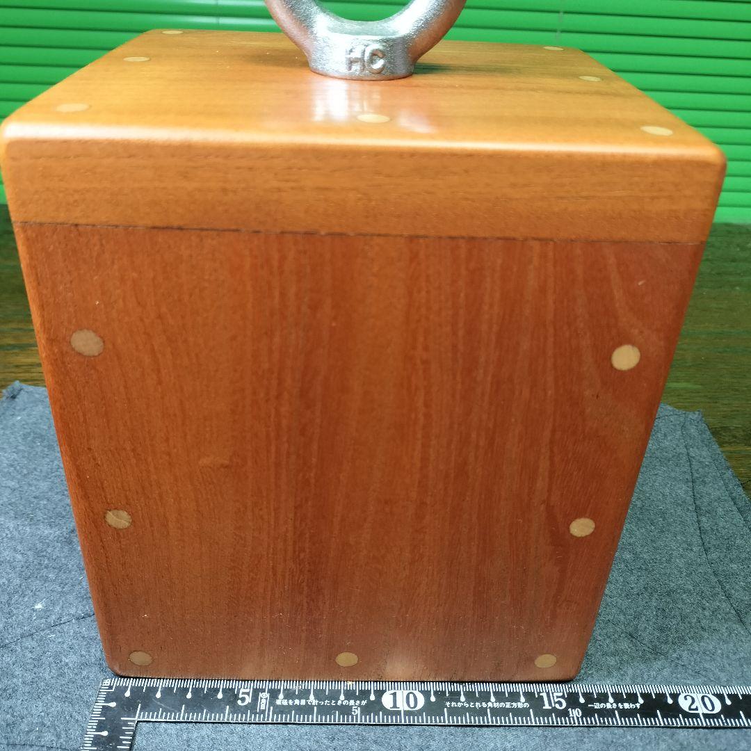 ①9650g16✕14✕18cm【密度2.3】聖なる心の重し欅のハイブリッド文鎮