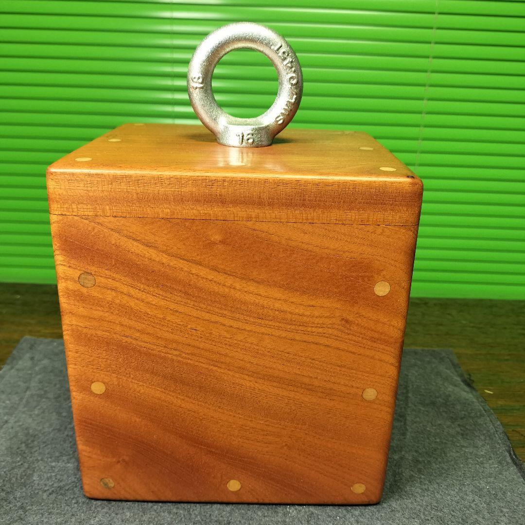 ①9650g16✕14✕18cm【密度2.3】聖なる心の重し欅のハイブリッド文鎮