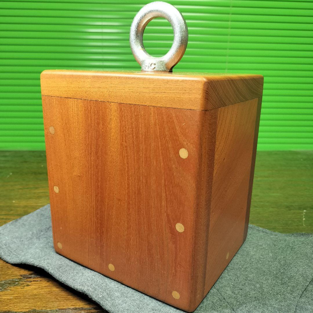 ①9650g16✕14✕18cm【密度2.3】聖なる心の重し欅のハイブリッド文鎮