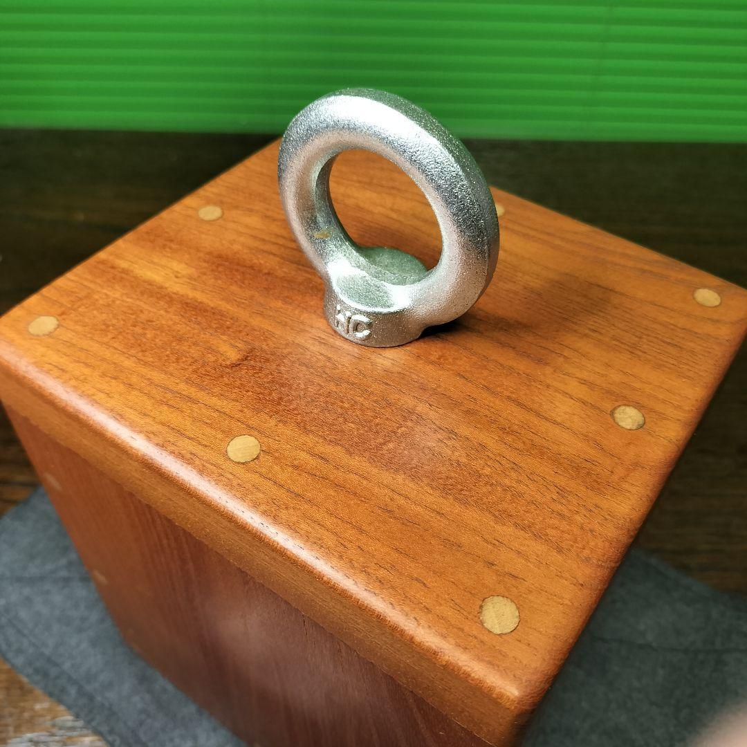 ①9650g16✕14✕18cm【密度2.3】聖なる心の重し欅のハイブリッド文鎮