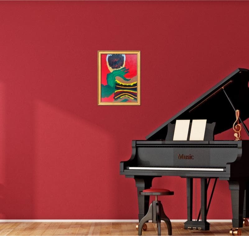 RENA F4サイズ 原画 絵 アート 抽象画 キャンバス　アクリル画