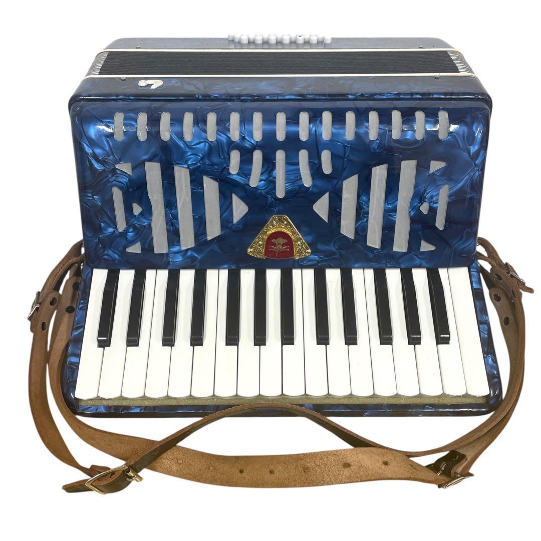 【動作確認済】Tombo アコーディオン No.211 ケース&ストラップ付き