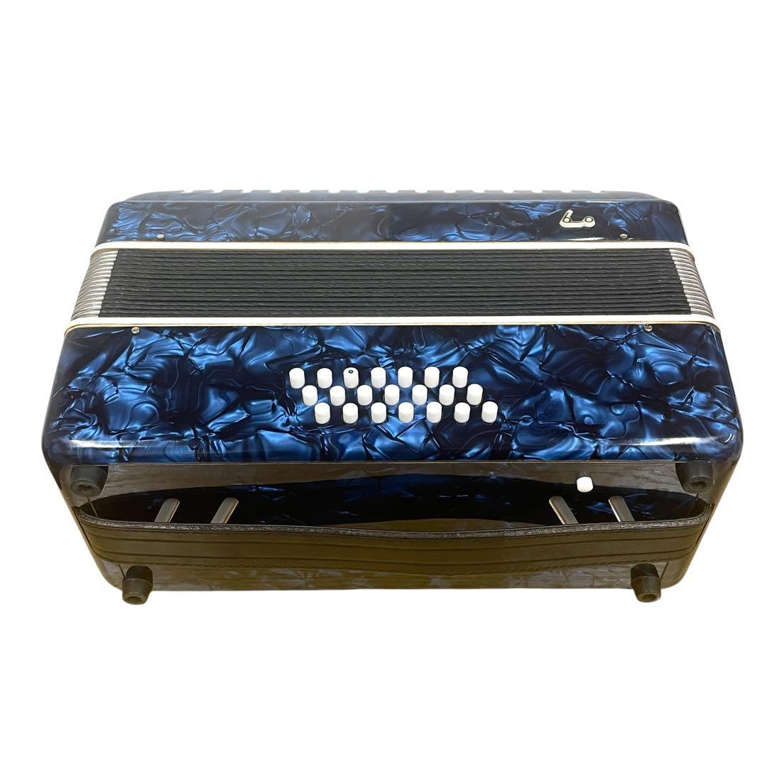 【動作確認済】Tombo アコーディオン No.211 ケース&ストラップ付き