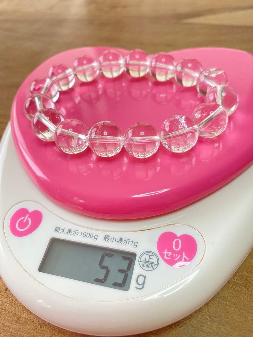 アイリスクォーツ（レインボー水晶）ブレスレット 天然石 大玉 水晶　高品質　極上