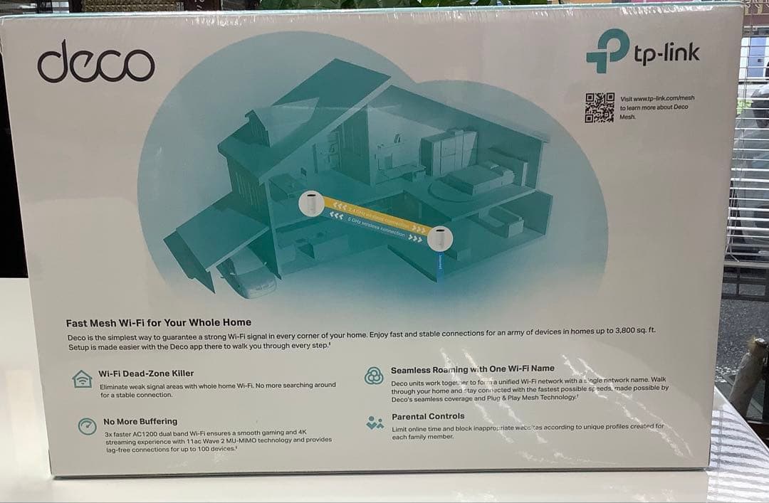 tp-link Deco M4 メッシュWi-Fiシステム
