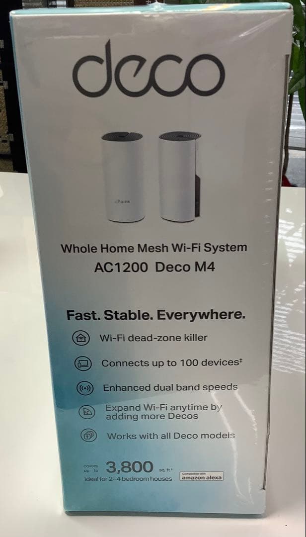 tp-link Deco M4 メッシュWi-Fiシステム
