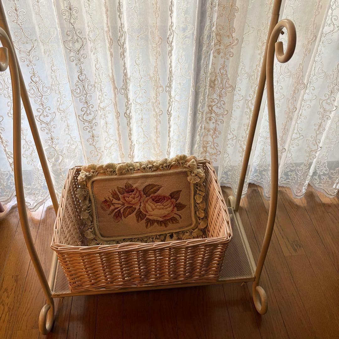 アイアン ハンガーラック 白