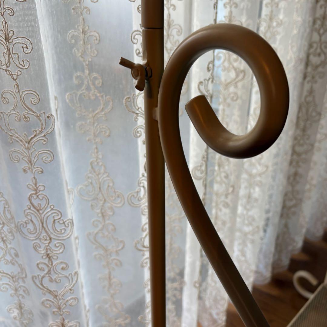 アイアン ハンガーラック 白