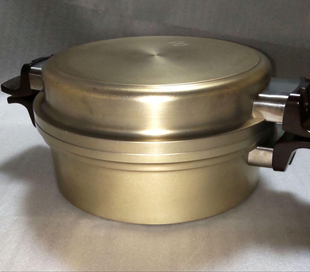 しばのキッチン両手鍋　最高級ゴールドシリーズ