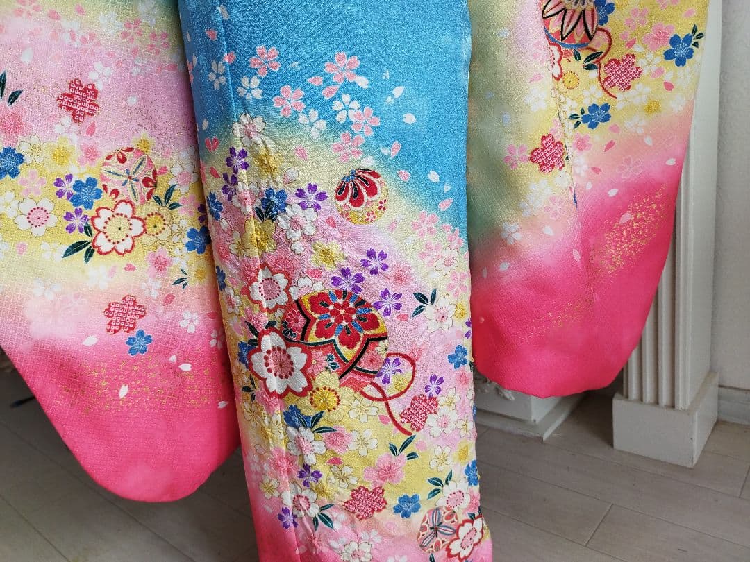 専用です☆ブルーピンクの着物と帯