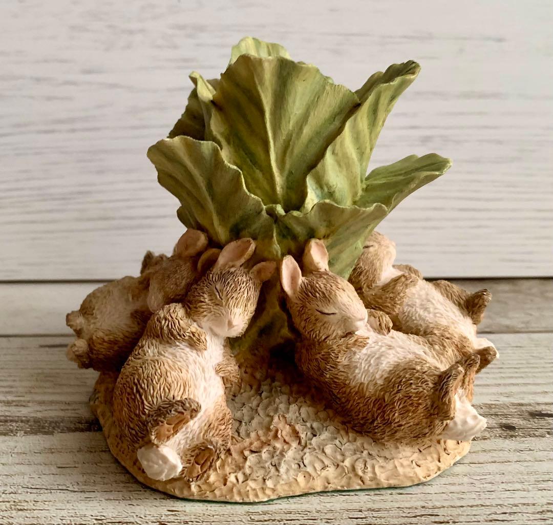 【難あり】フロプシーのこどもたち 限定版 フィギュリン ピーターラビット 置物