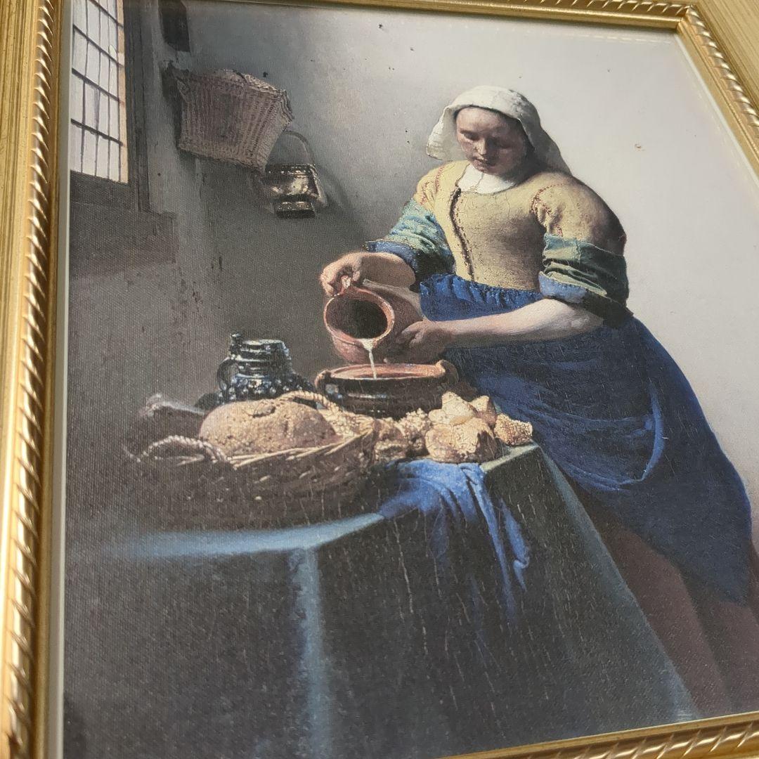 ルノワール『イレーヌ・カーン・ダンヴェール嬢』フェルメール『牛乳を注ぐ女』