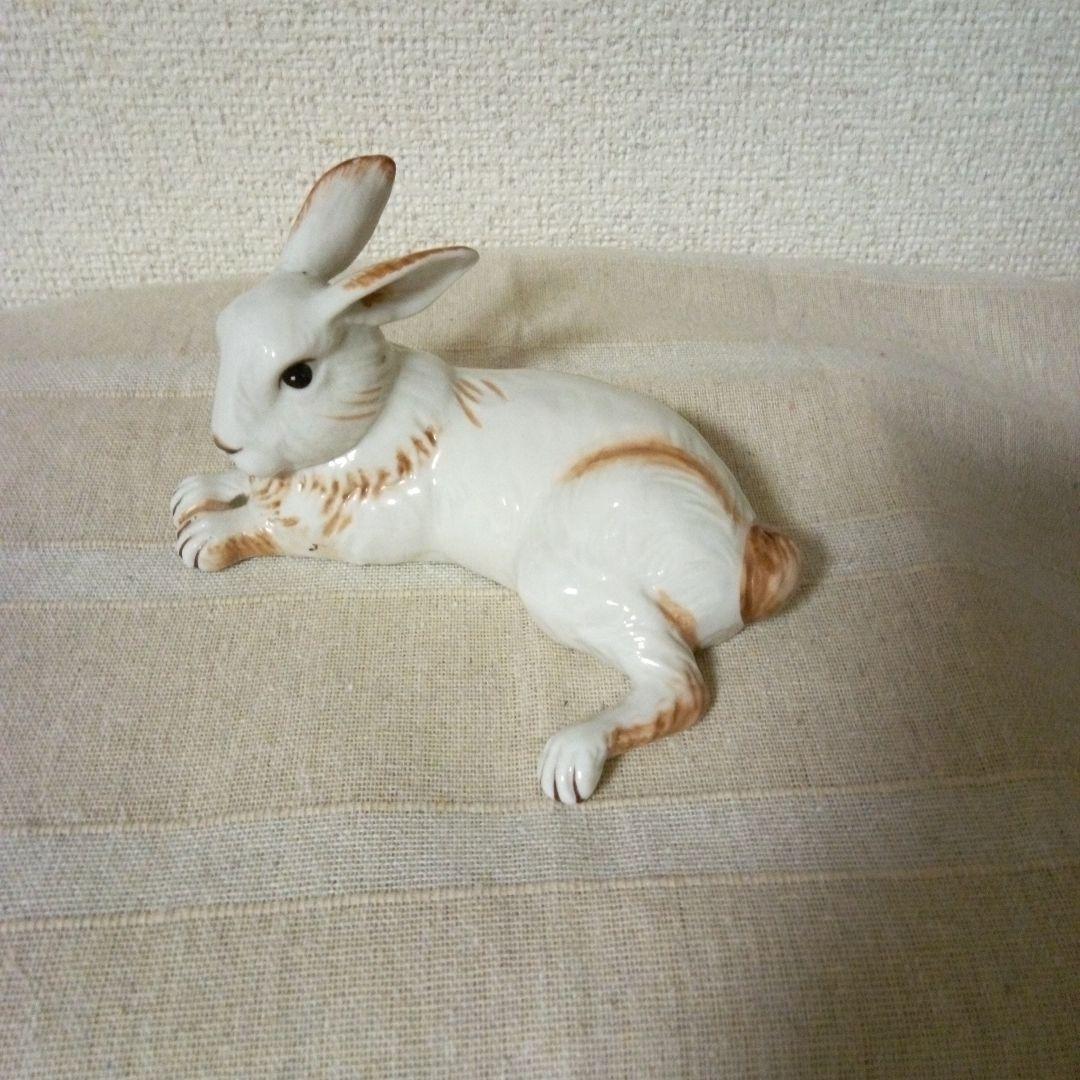 Villeroy&Bochビレロイ&ボッホ　陶器　置物　ウサギ　ヴィンテージ