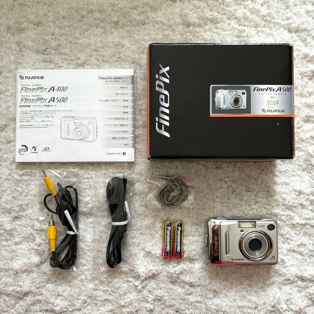 美品【動作品】FUJIFILM 富士フイルム FinePix A500 シルバー