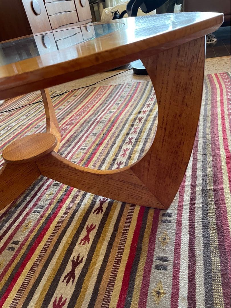 コーヒーテーブル　ガラス