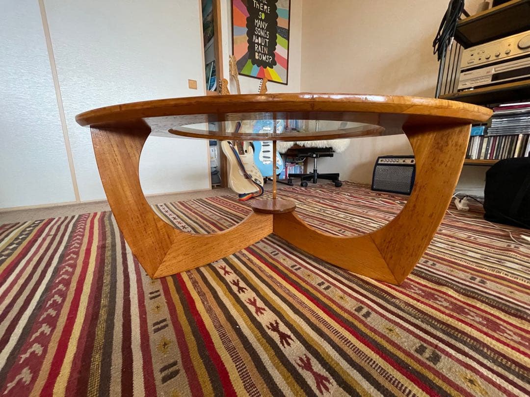 コーヒーテーブル　ガラス