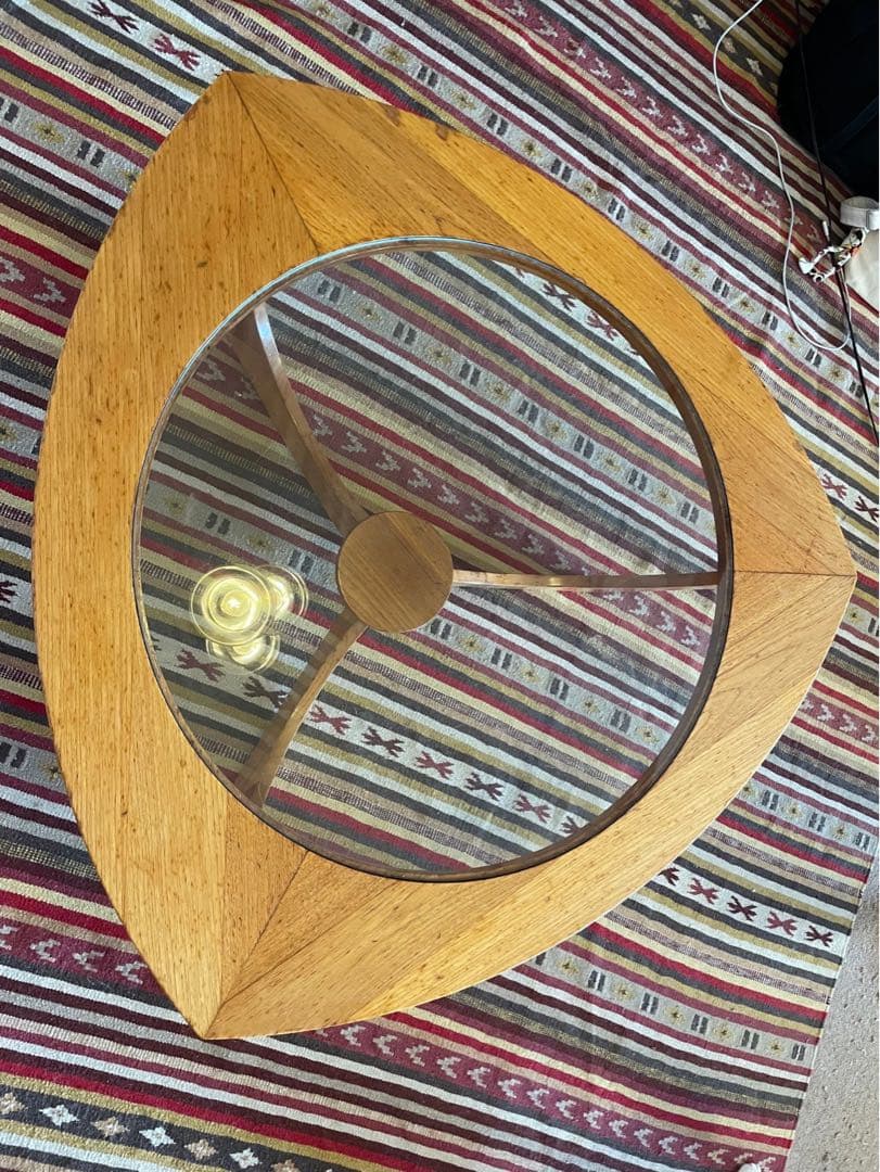 コーヒーテーブル　ガラス