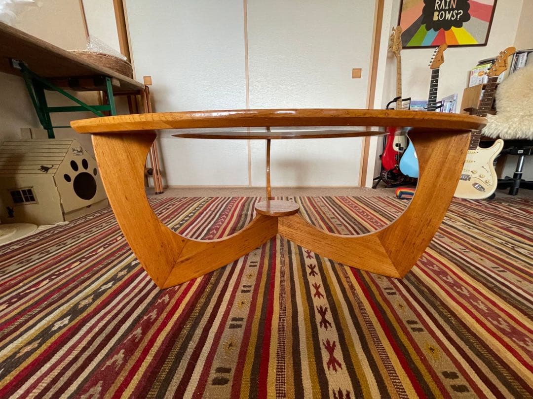 コーヒーテーブル　ガラス