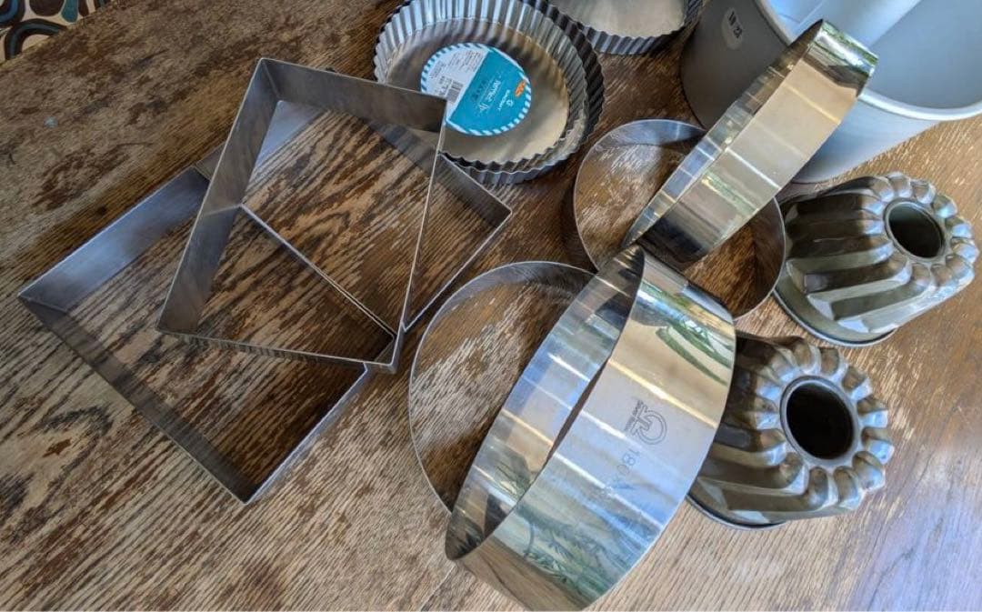 ケーキ型（クグロフ、タルト、セルクル）14点セット