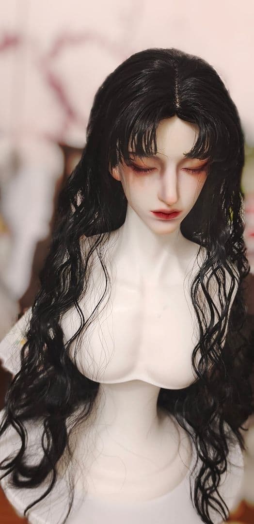 WE113 BJD 1/3 人形 ドール　用ウィッグ カツラ 耐熱 ハンドメイド