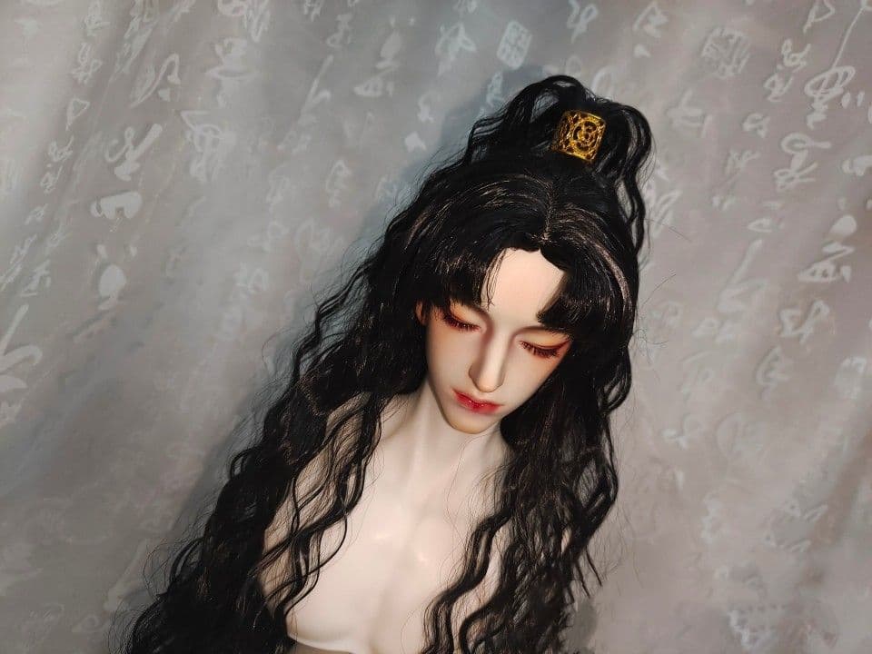 WE113 BJD 1/3 人形 ドール　用ウィッグ カツラ 耐熱 ハンドメイド