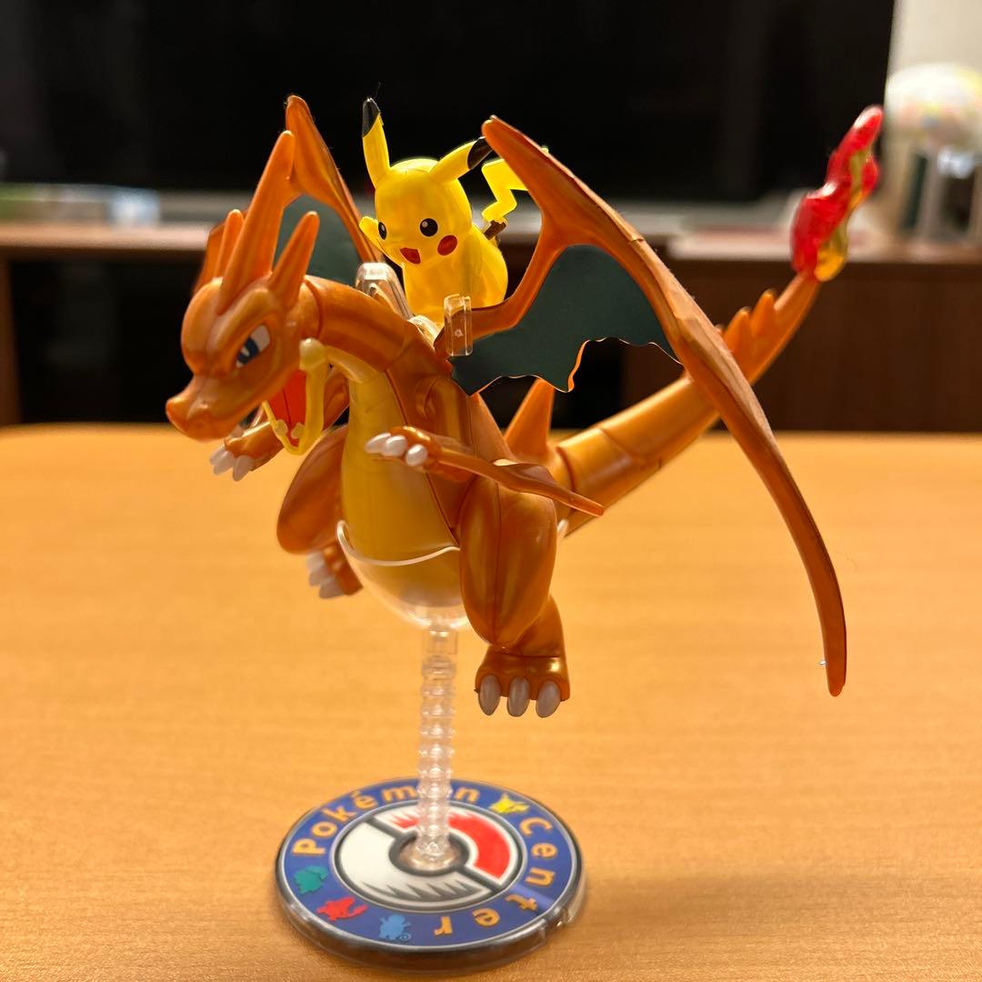 ポケプラ　メガリザードンYとのっかりピカチュウ　ピカピカパールVer