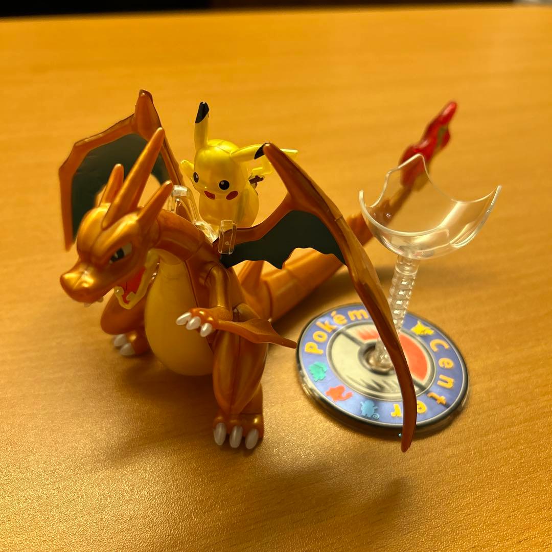 ポケプラ　メガリザードンYとのっかりピカチュウ　ピカピカパールVer