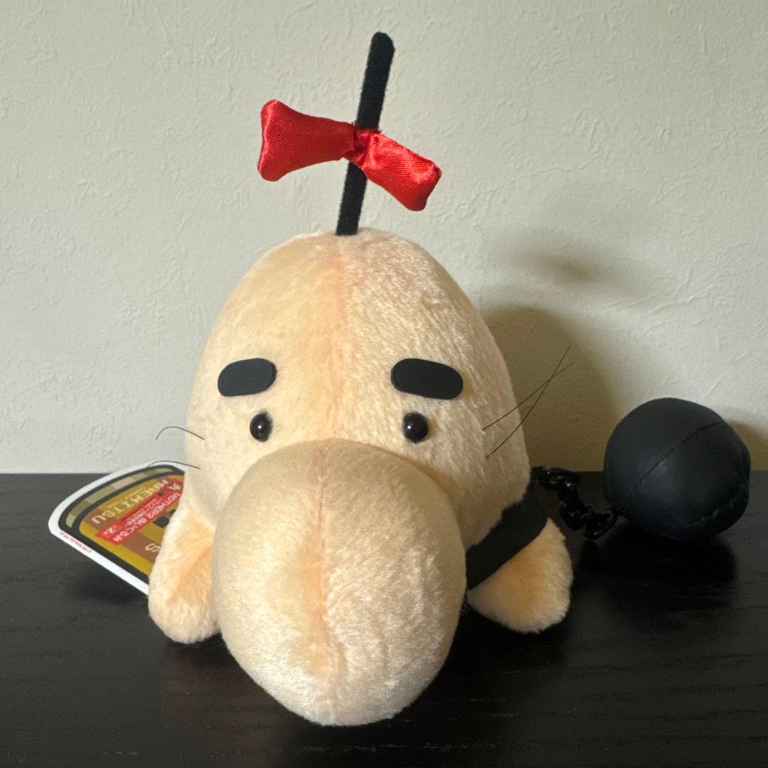 【タグ付き】MOTHER2 ゲップーの秘密基地 どせいさん ゴムひも付ぬいぐるみ