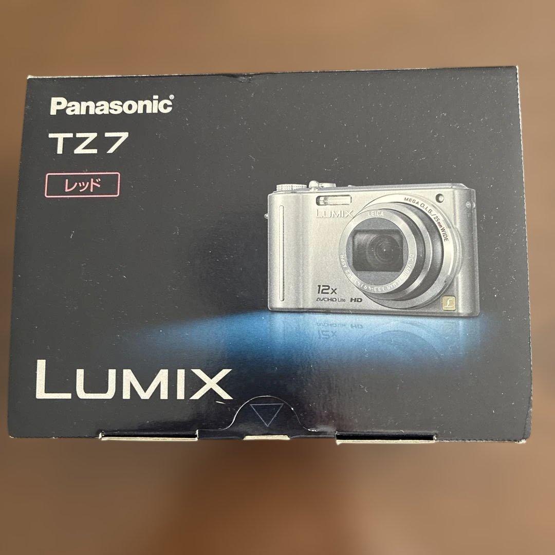Panasonic Lumix デジタルカメラ レッド　動作確認済み　ＳＤ付き