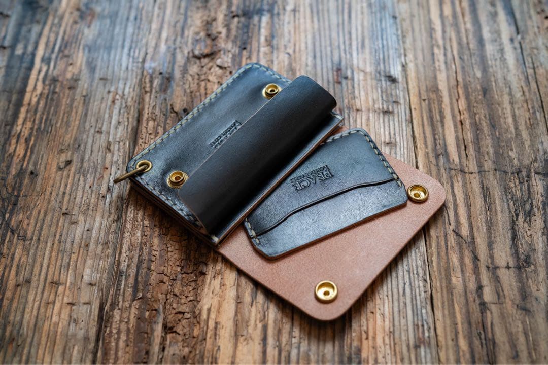 PEACE Leather craft トラッカーウォレット　43,000円超