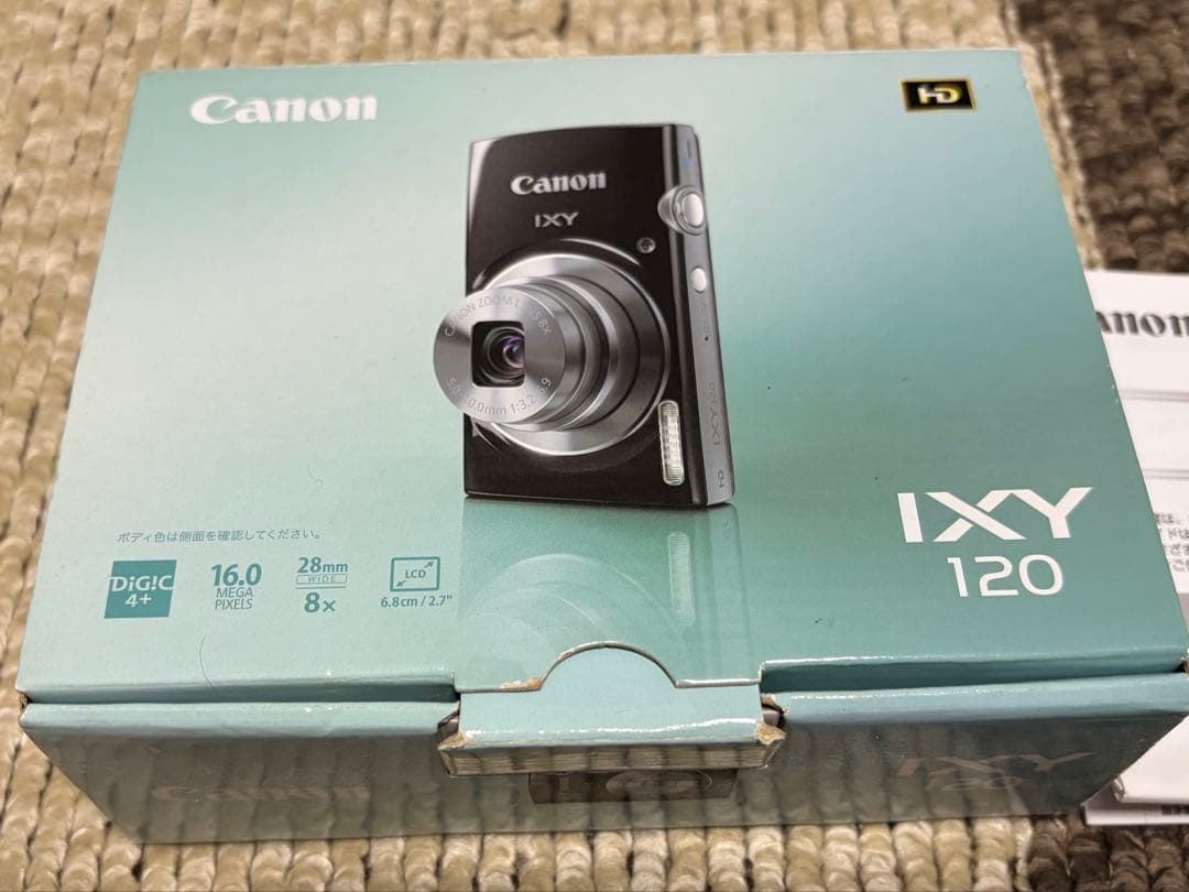 【極美品・完動品】Canon IXY 120 デジカメ　黒