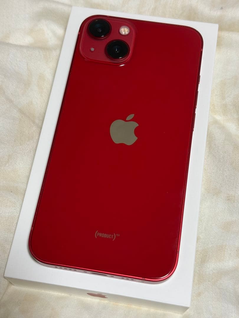 iPhone 13 256GB Red バッテリー90% SIMフリー