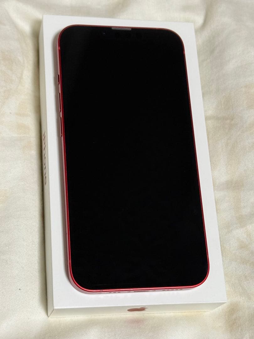 iPhone 13 256GB Red バッテリー90% SIMフリー