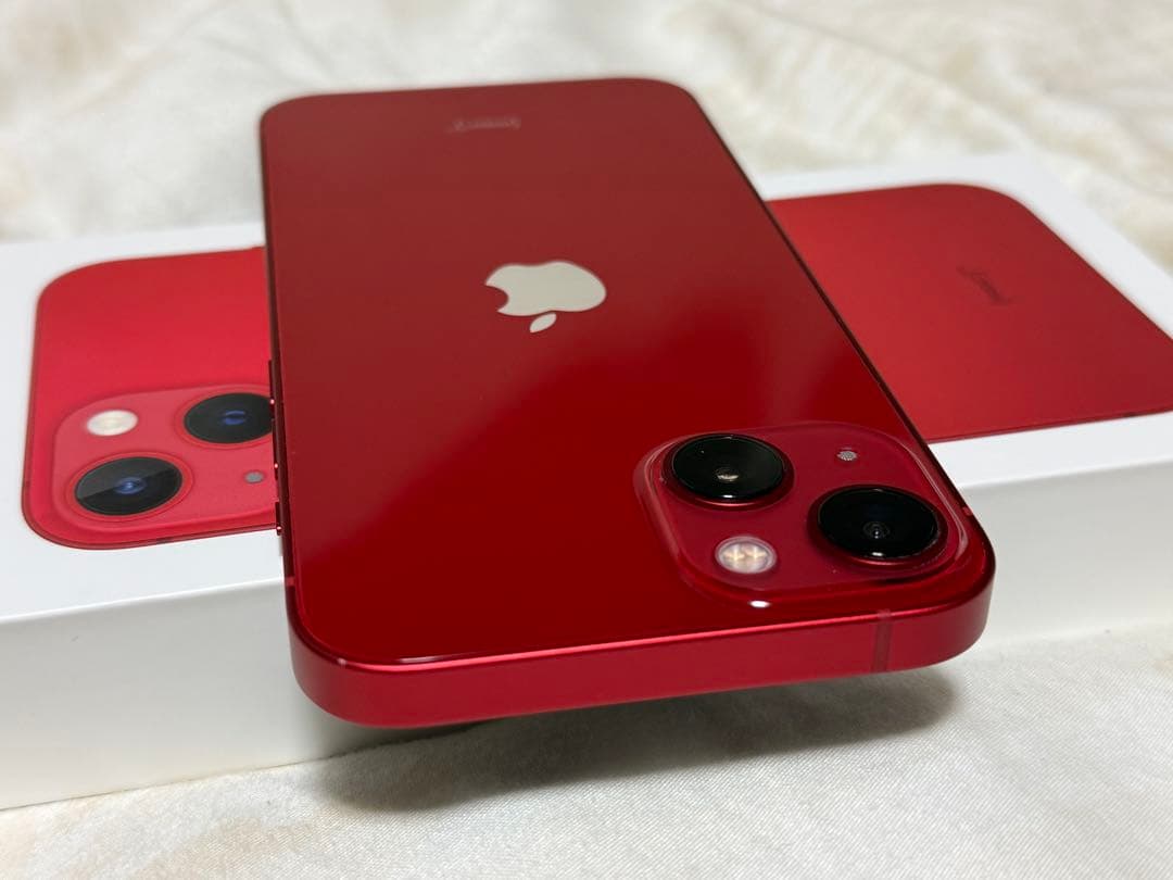 iPhone 13 256GB Red バッテリー90% SIMフリー