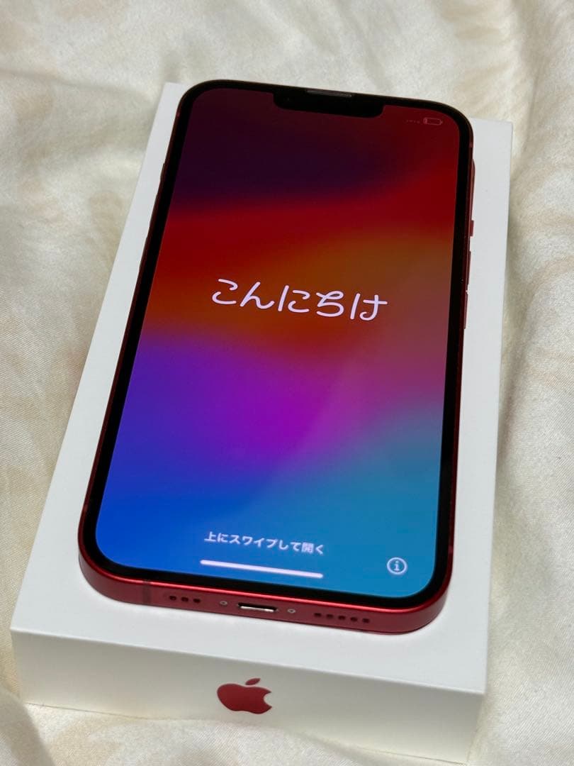 iPhone 13 256GB Red バッテリー90% SIMフリー