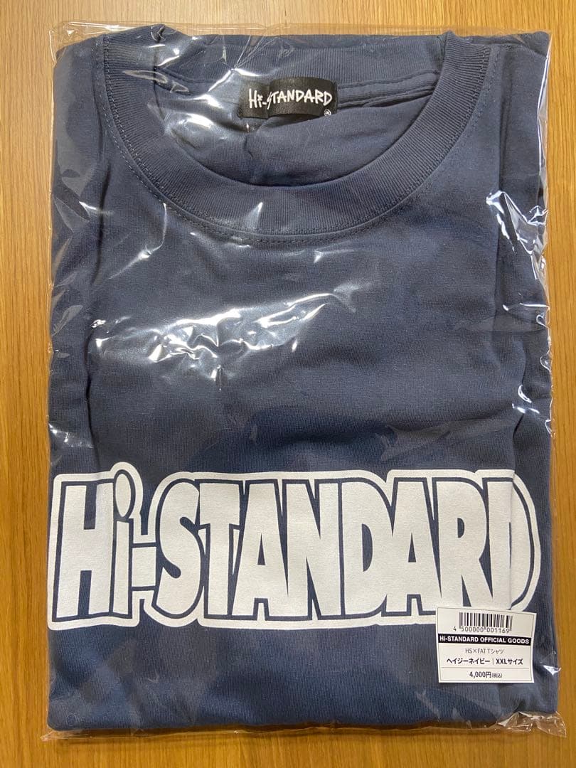 ミュージシャン Hi-STANDARD FAT T-shirt (HAZY NAVY) XXL