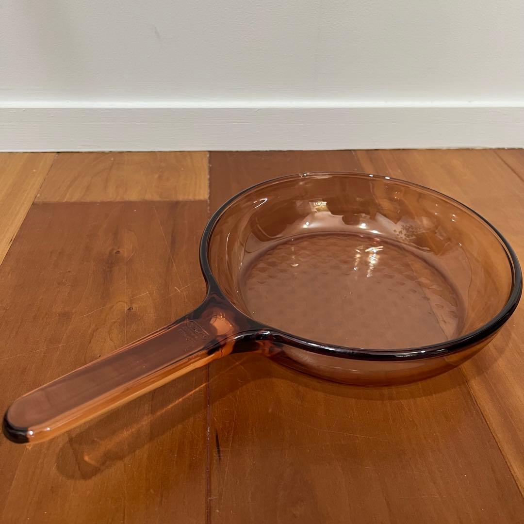 ビジョンVISION　超耐熱ガラス　両手鍋　蓋兼グラタン皿　フライパン　3セット