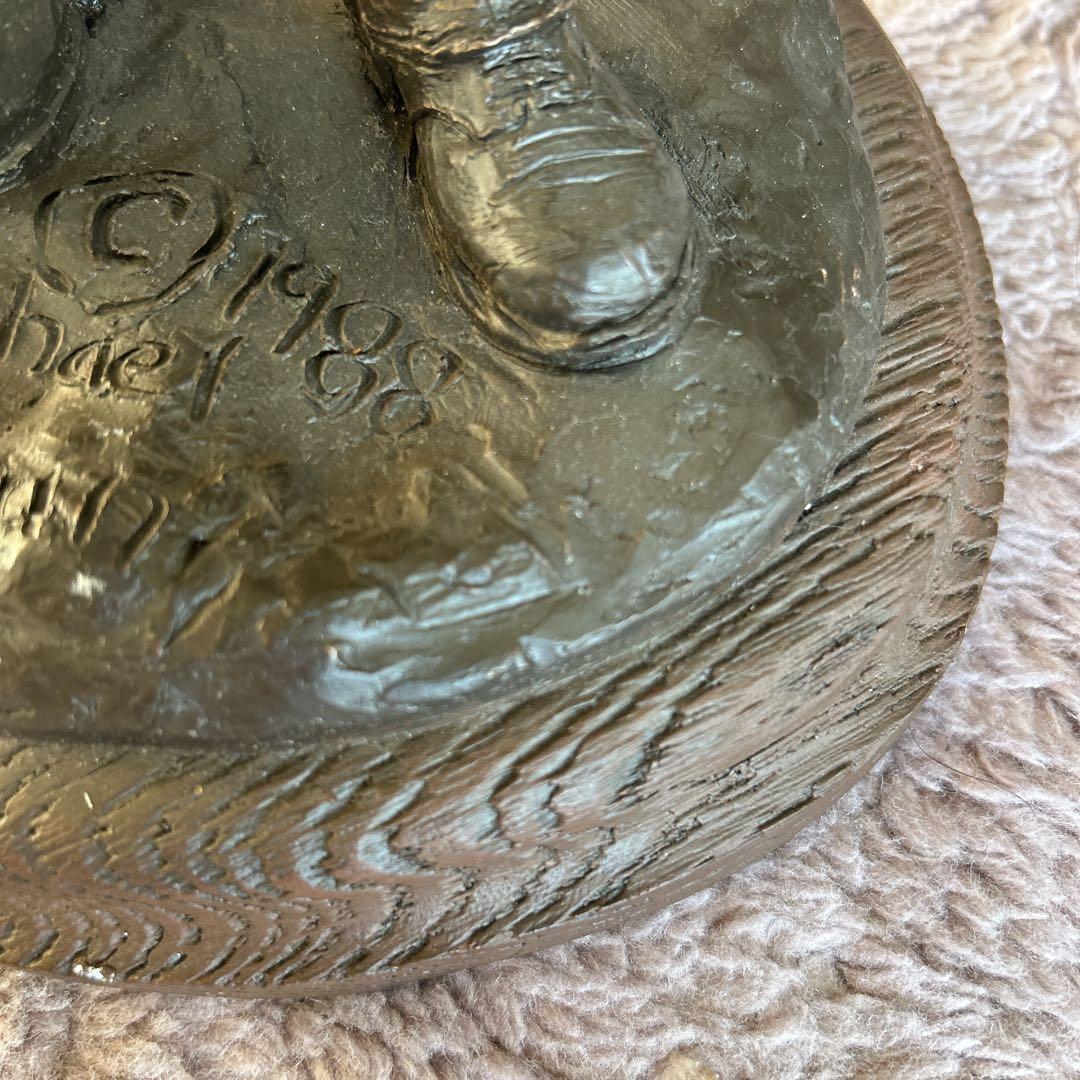 彫刻家 マイケルガーマン氏作 アンティーク彫刻　アメリカンインテリア 小隊軍曹