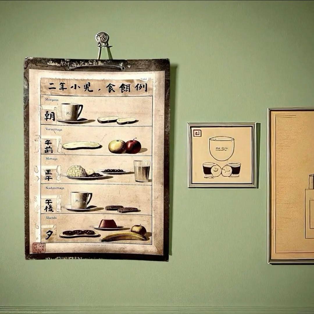 1927年 ドイツ製ベルリン ユリウス・シュプリンガー児童医療ポスター① A2判