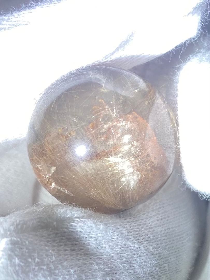 【希少】ピンクルチルクォーツ スフィア 19mm